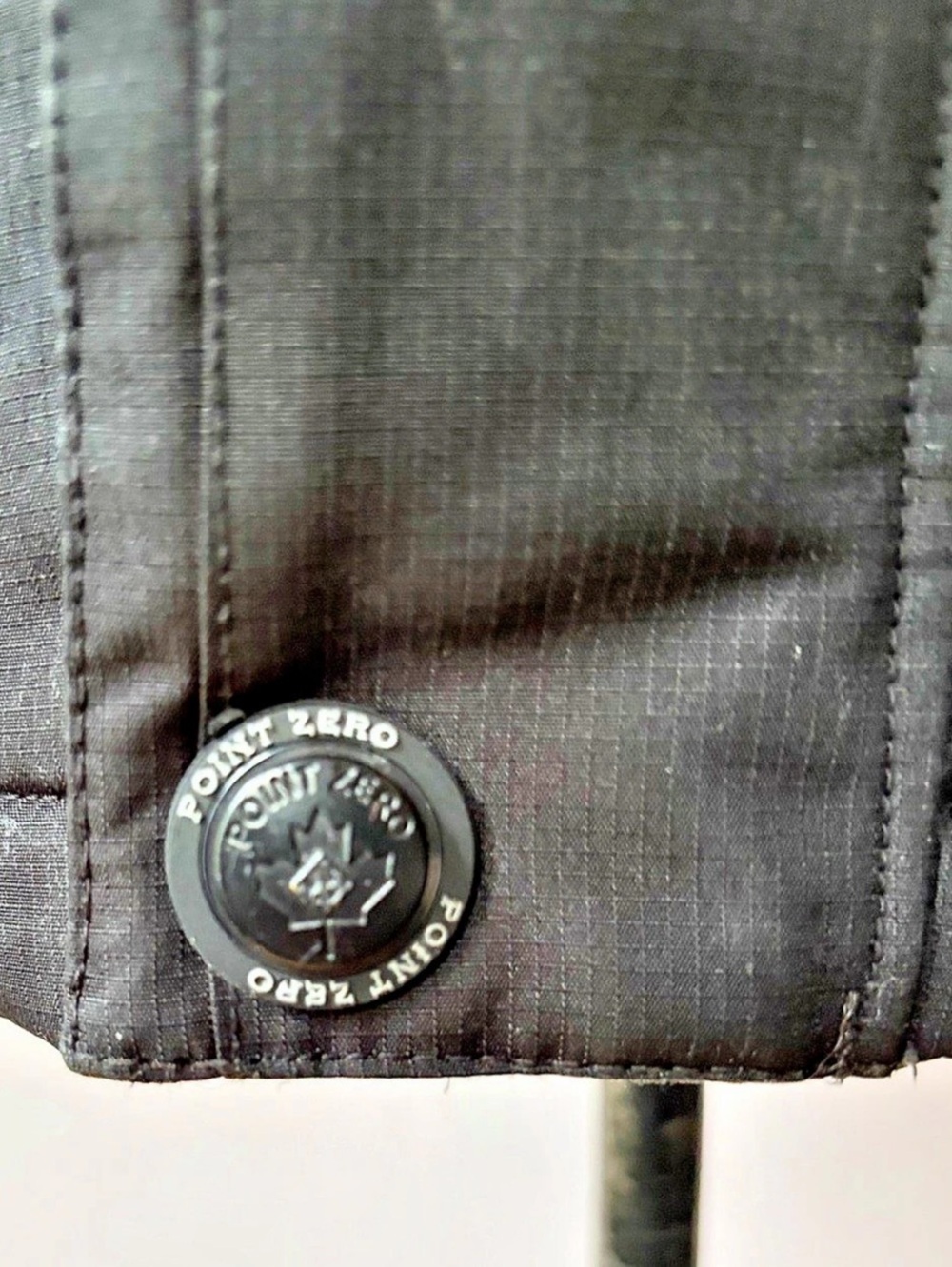 Point Zero PZ.D Youth Black Hooded Performance Jacket Like New Size M - Picture 8 of 10